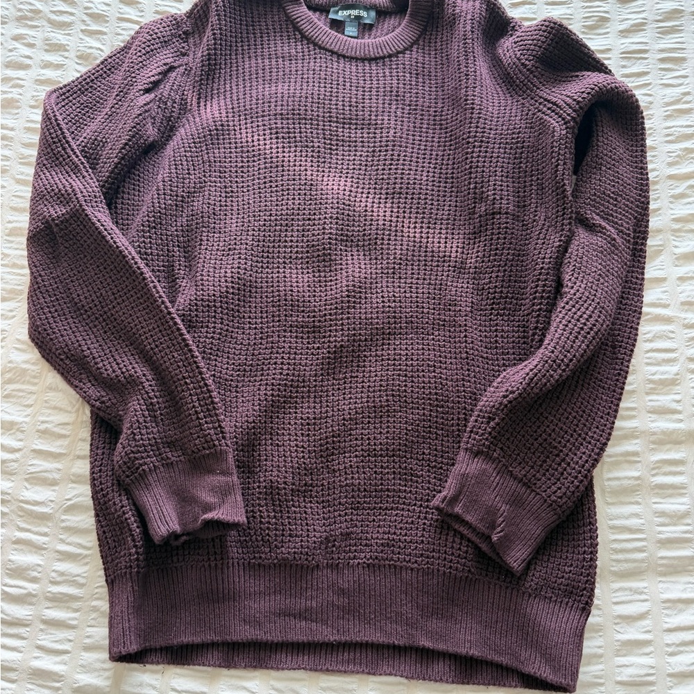 Express Men's Purple Sweater